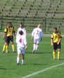 Zaborze Zabrze - Górnik II 1:5 - w białych koszulkach piłkarze naszego klubu (fot. Hania)